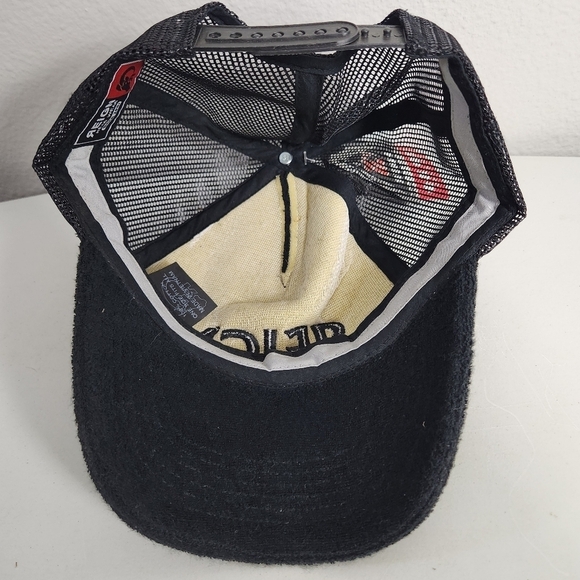 Reign Mens Black Terry Cloth Snapback Trucker Hat-NWT - Picture 9 of 12